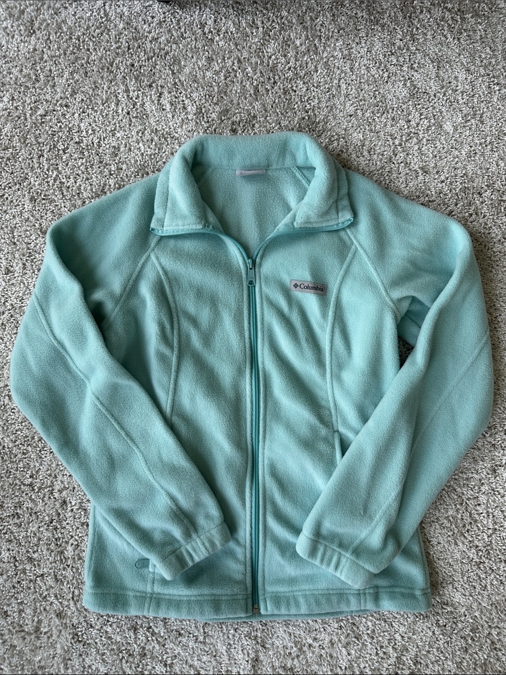 Columbia Women’s Aqua Blue Fleece Jacket